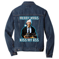 Merry Xmas Men Denim Jacket | Artistshot