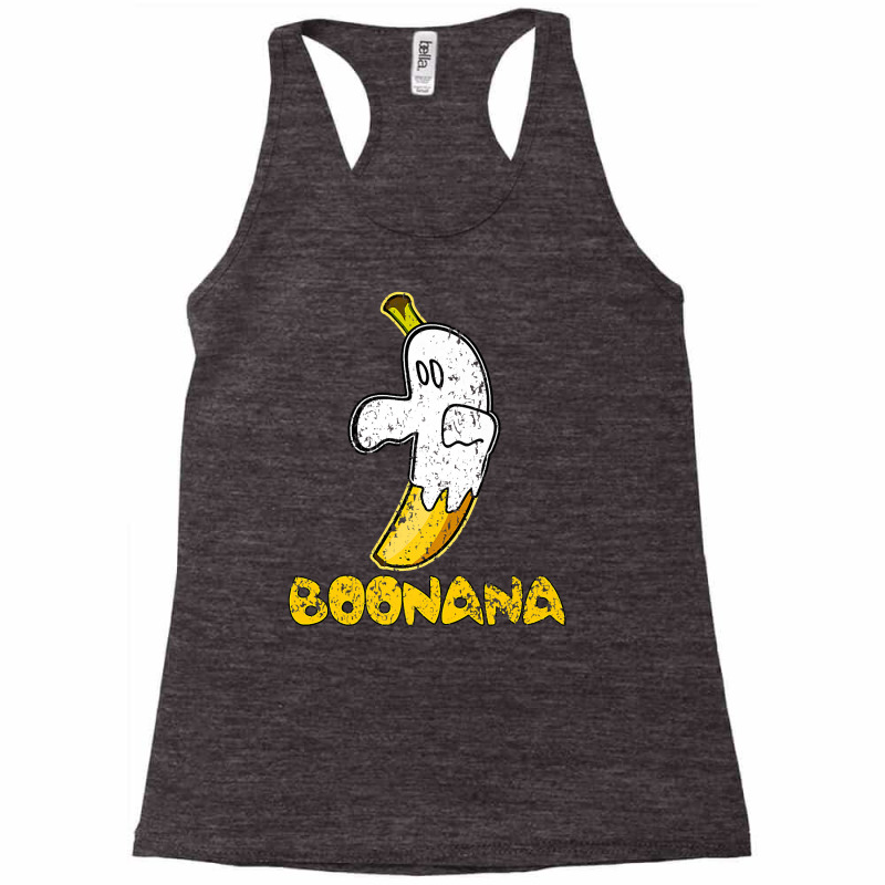 Funny Cute Distressed Ghost Fruit Banana Boonana Tee Racerback Tank by KimberleeWilson786 | Artistshot