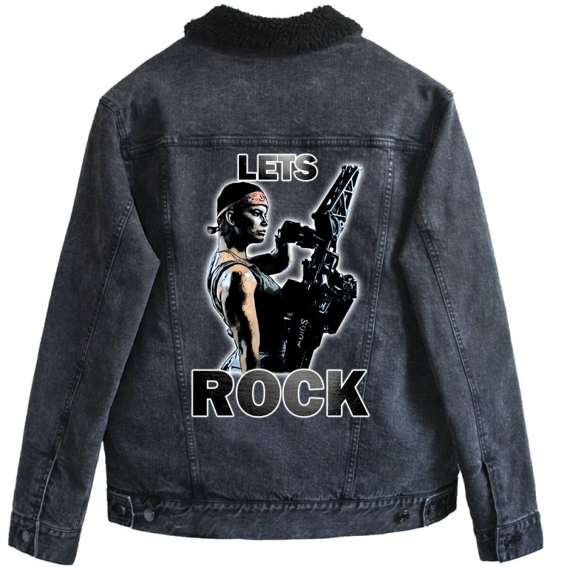 Lets Rock Unisex Sherpa-lined Denim Jacket | Artistshot