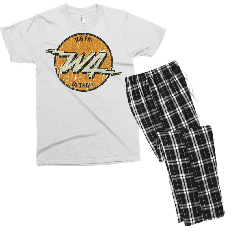 W4 Detroit Men's T-shirt Pajama Set | Artistshot