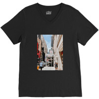 Plaza Broadway Marquee Summer Edition V-neck Tee | Artistshot