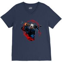 Jason Voorhees  Guitar Kill V-neck Tee | Artistshot