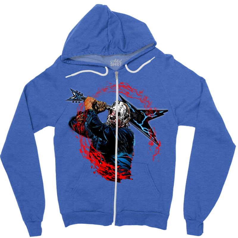 Jason Voorhees  Guitar Kill Zipper Hoodie | Artistshot