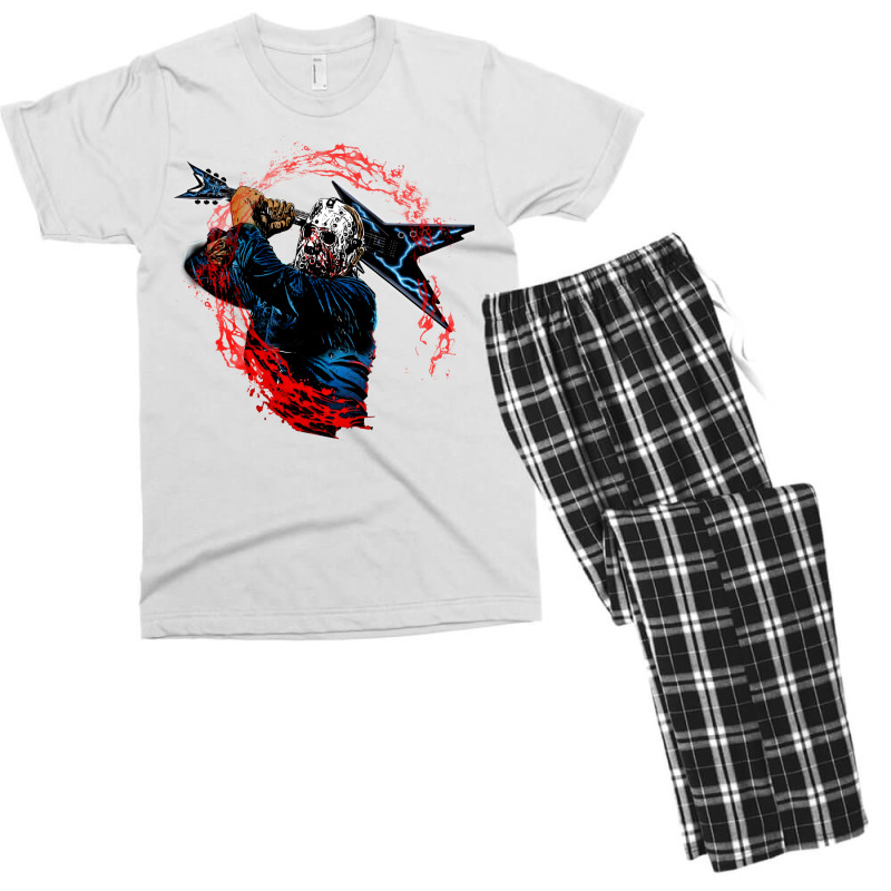 Jason Voorhees  Guitar Kill Men's T-shirt Pajama Set | Artistshot