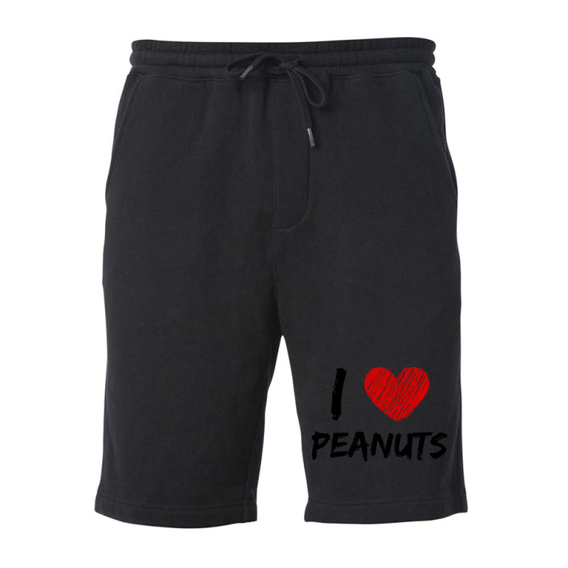 Hot Trend I Love Peanuts Fleece Short | Artistshot