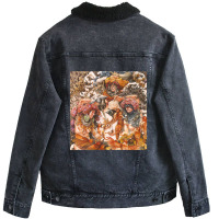 Baroness Gold And Gray Pullover Hoodie Unisex Sherpa-lined Denim Jacket | Artistshot