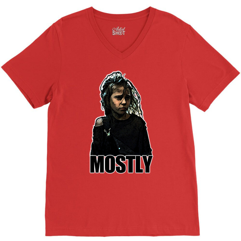 Mostly V-Neck Tee by liipanedroyu | Artistshot