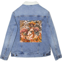 Baroness Gold And Gray Unisex Sherpa-lined Denim Jacket | Artistshot