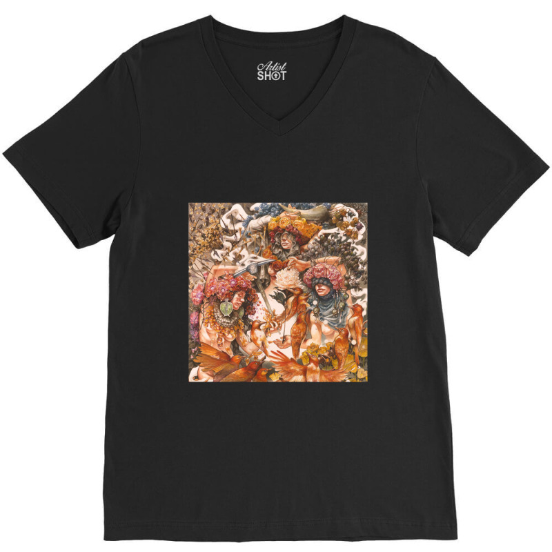 Baroness Gold And Gray V-neck Tee | Artistshot