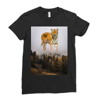 Tiger Ladies Fitted T-shirt | Artistshot