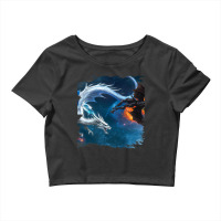 Space Rainbow Dragon Crop Top | Artistshot