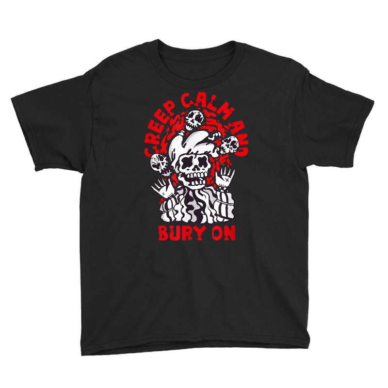 Creep Calm And Bury On Toss Object Juggling T Shirt Youth Tee | Artistshot