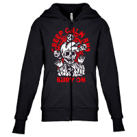 Creep Calm And Bury On Toss Object Juggling T Shirt Youth Zipper Hoodie | Artistshot