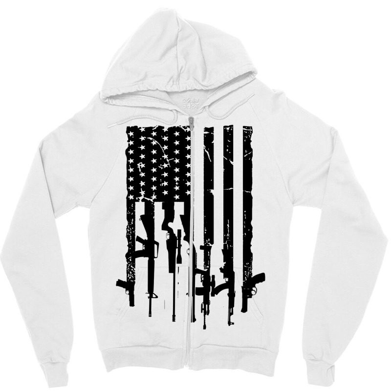 Gun Control Zipper Hoodie by djimadejmek9 | Artistshot