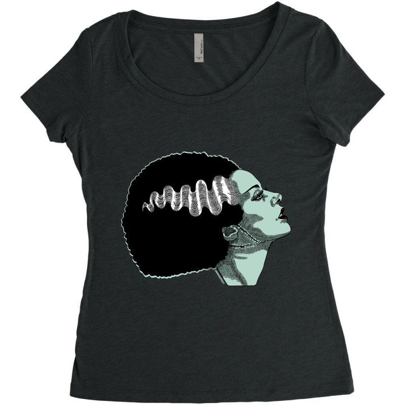 Trending Bride Of Frankenstein-gkp4r Women's Triblend Scoop T-shirt by hongquangd | Artistshot