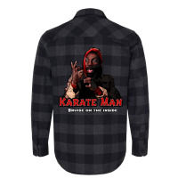 Karate Man Flannel Shirt | Artistshot