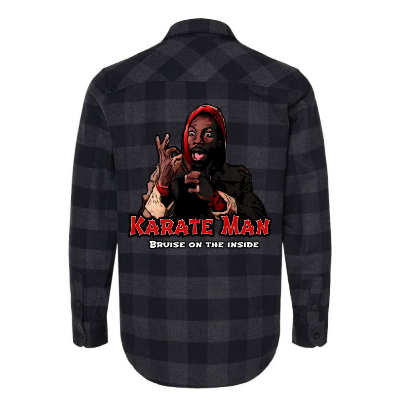 Karate Man Flannel Shirt | Artistshot