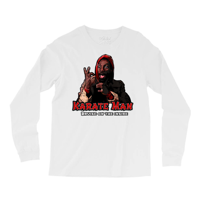 Karate Man Long Sleeve Shirts | Artistshot