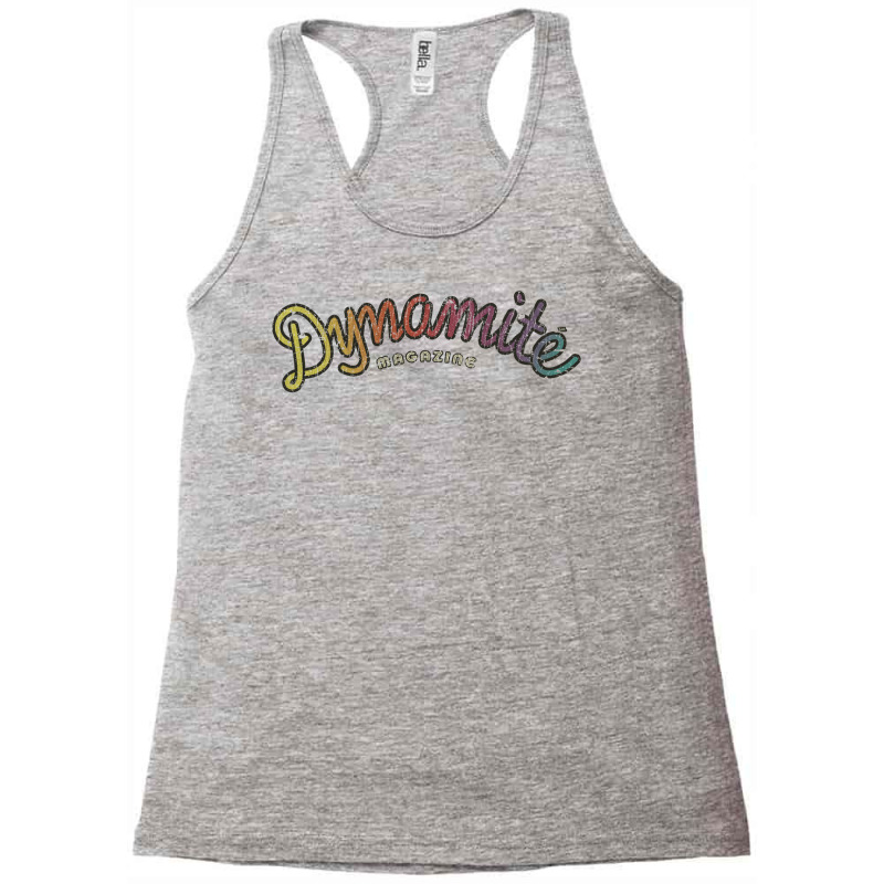 Dynamite Magazine Racerback Tank by sheneemanawik | Artistshot