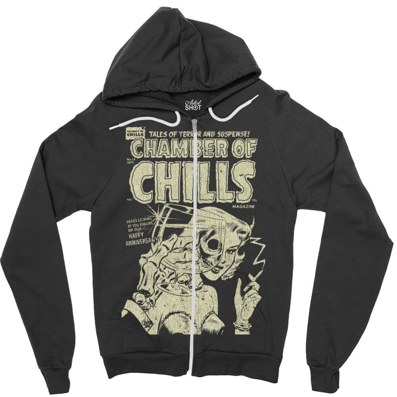 Chamber Of Chills Zipper Hoodie by jhocedducksf | Artistshot