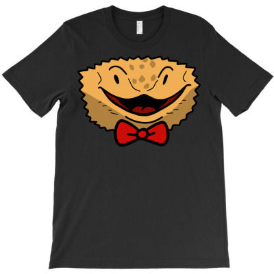 Bowtie Beared Dragon Face T-shirt Designed By Edoh2