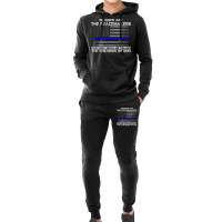 Blessed Are The Peacemakers Thin Blue Line Flag Police T Shirt Hoodie & Jogger Set | Artistshot