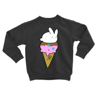 Bunny Icecream Cone Toddler Sweatshirt | Artistshot