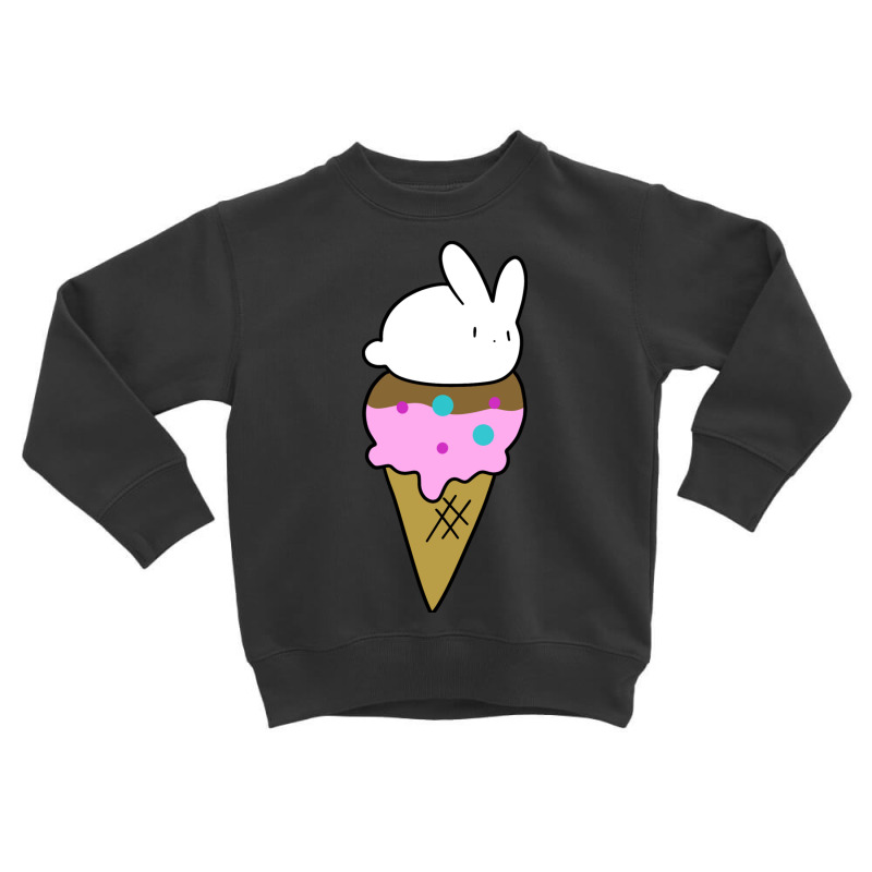 Bunny Icecream Cone Toddler Sweatshirt by edoh2 | Artistshot