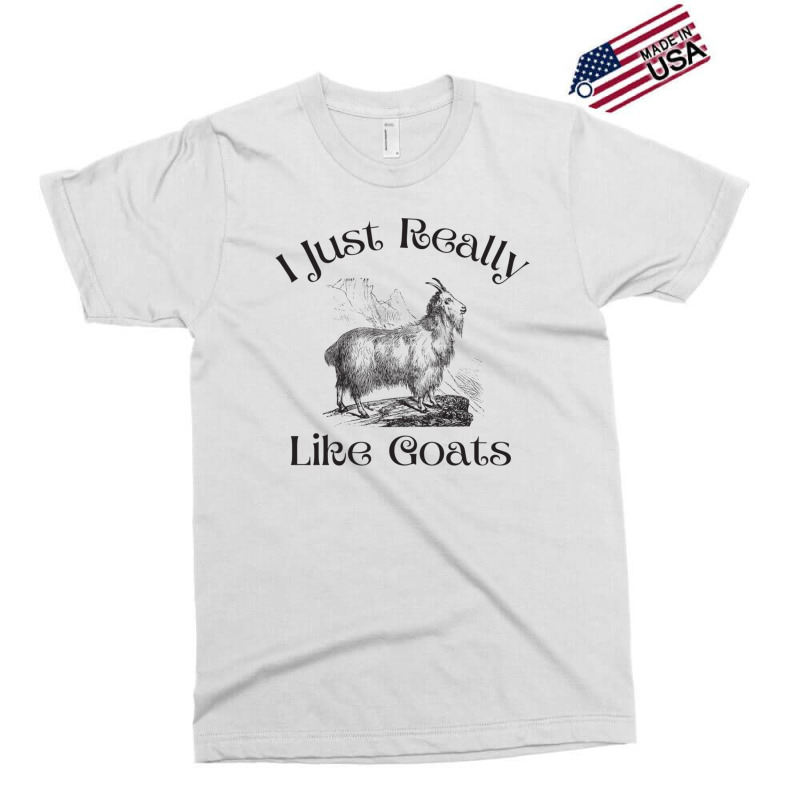 I Just Really Like Goats  Funny Goat Gift 1 Exclusive T-shirt | Artistshot