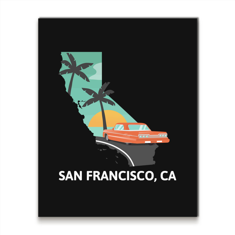 Trending San Francisco, Ca Metal Print Vertical | Artistshot