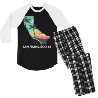 Trending San Francisco, Ca Men's 3/4 Sleeve Pajama Set | Artistshot