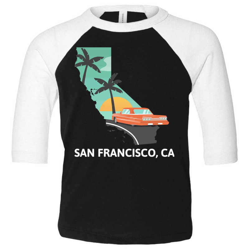 Trending San Francisco, Ca Toddler 3/4 Sleeve Tee | Artistshot