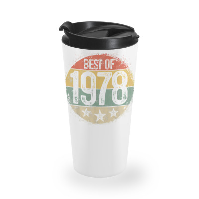 Circular Vintage Best Of 1978 44 Year Old Gift 44th Birthday T Shirt Travel Mug Designed By Marquezrichards