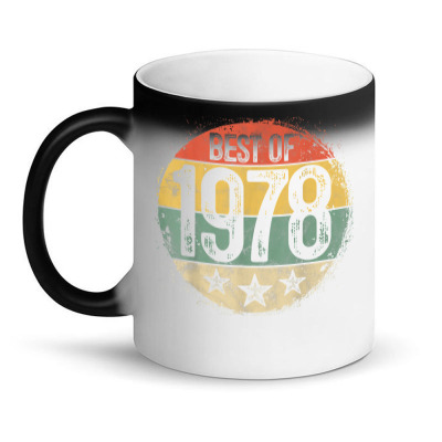 Circular Vintage Best Of 1978 44 Year Old Gift 44th Birthday T Shirt Magic Mug Designed By Marquezrichards