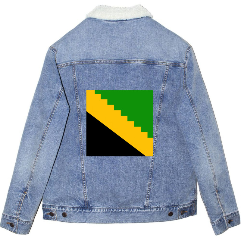 Barony Of The Steppes Populace Badge Square Unisex Sherpa-lined Denim Jacket | Artistshot