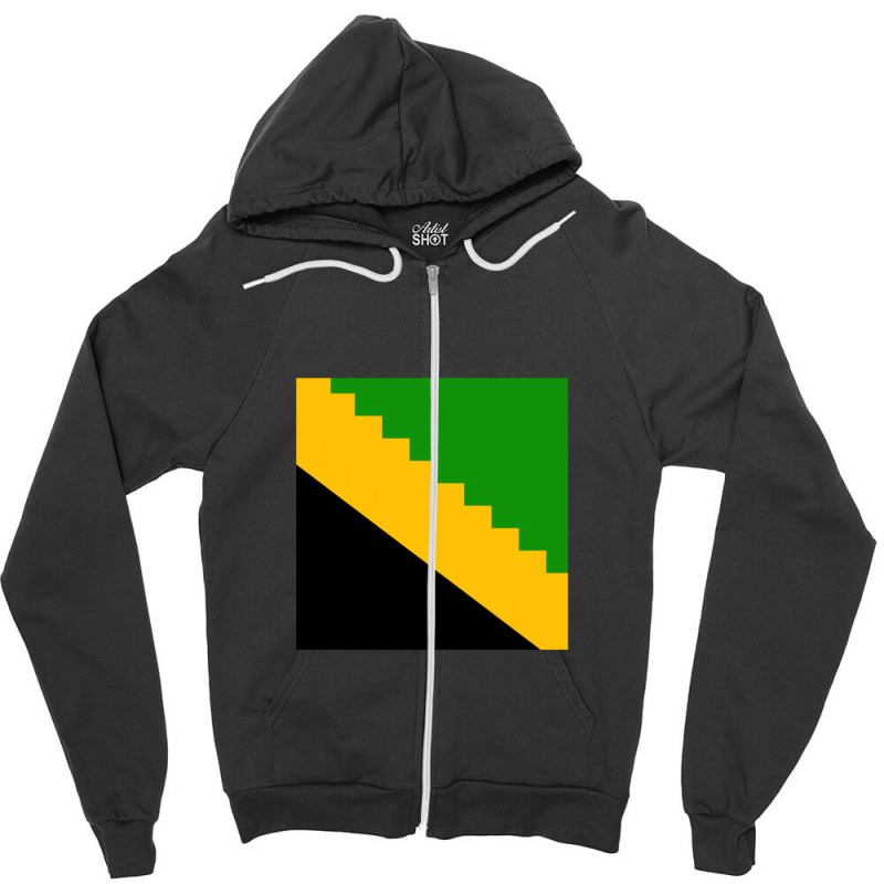 Barony Of The Steppes Populace Badge Square Zipper Hoodie | Artistshot