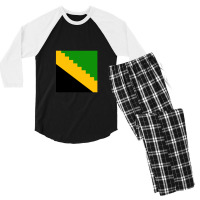 Barony Of The Steppes Populace Badge Square Men's 3/4 Sleeve Pajama Set | Artistshot