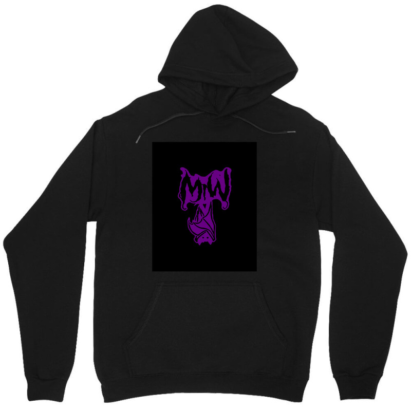 Bat Purple Motionless Unisex Hoodie | Artistshot