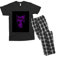 Bat Purple Motionless Men's T-shirt Pajama Set | Artistshot