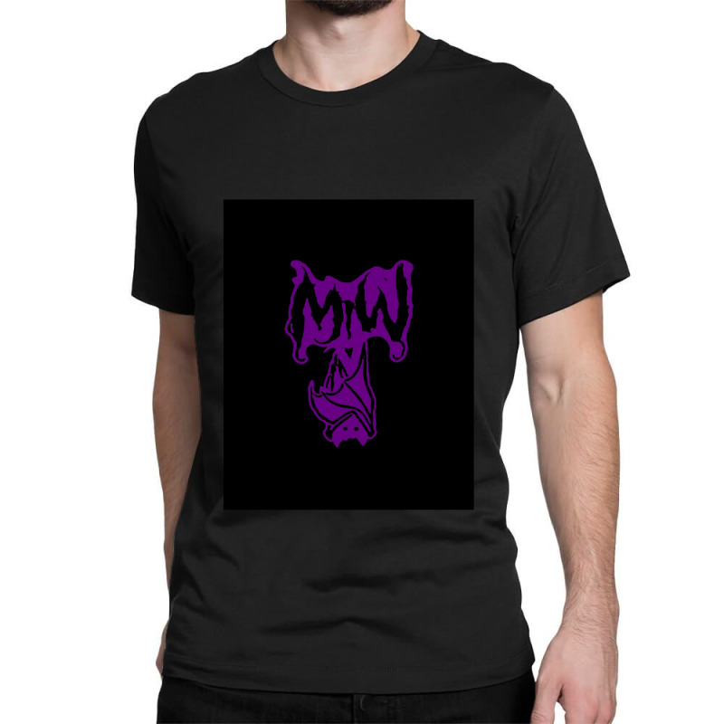 Bat Purple Motionless Classic T-shirt | Artistshot