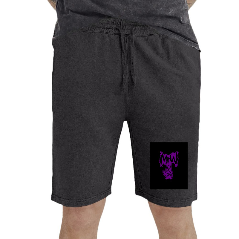 Bat Purple Motionless Vintage Short | Artistshot