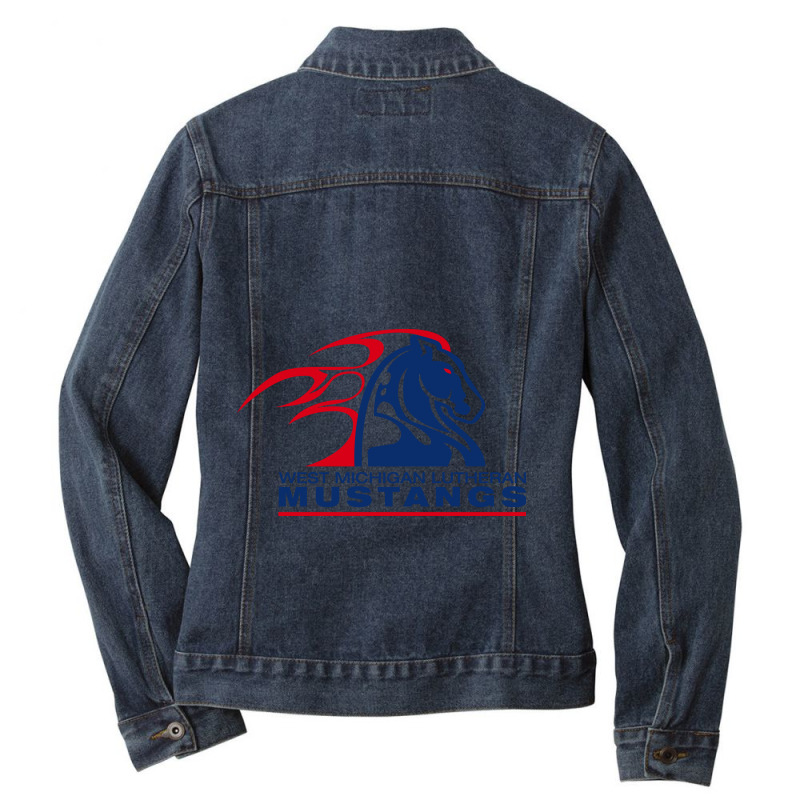 West Michigan Lutheran High School Ladies Denim Jacket by QinthiaRaissa | Artistshot