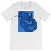 Funny Jumpscare Lobster Meme Blue Crustacean T Shirt T-shirt | Artistshot