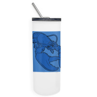 Funny Jumpscare Lobster Meme Blue Crustacean T Shirt Skinny Tumbler | Artistshot