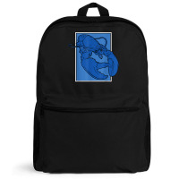 Funny Jumpscare Lobster Meme Blue Crustacean T Shirt Backpack | Artistshot