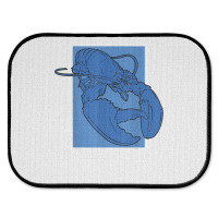 Funny Jumpscare Lobster Meme Blue Crustacean T Shirt Rear Car Mat | Artistshot