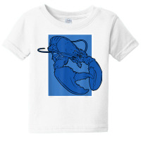 Funny Jumpscare Lobster Meme Blue Crustacean T Shirt Baby Tee | Artistshot