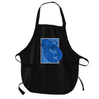 Funny Jumpscare Lobster Meme Blue Crustacean T Shirt Medium-length Apron | Artistshot