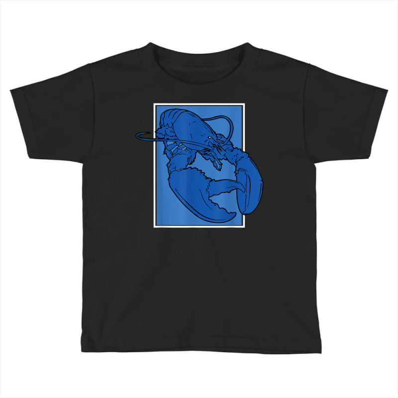 Funny Jumpscare Lobster Meme Blue Crustacean T Shirt Toddler T-shirt | Artistshot