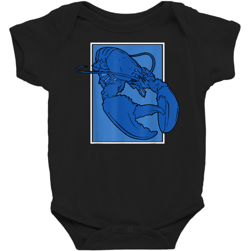 Funny Jumpscare Lobster Meme Blue Crustacean T Shirt Baby Bodysuit | Artistshot